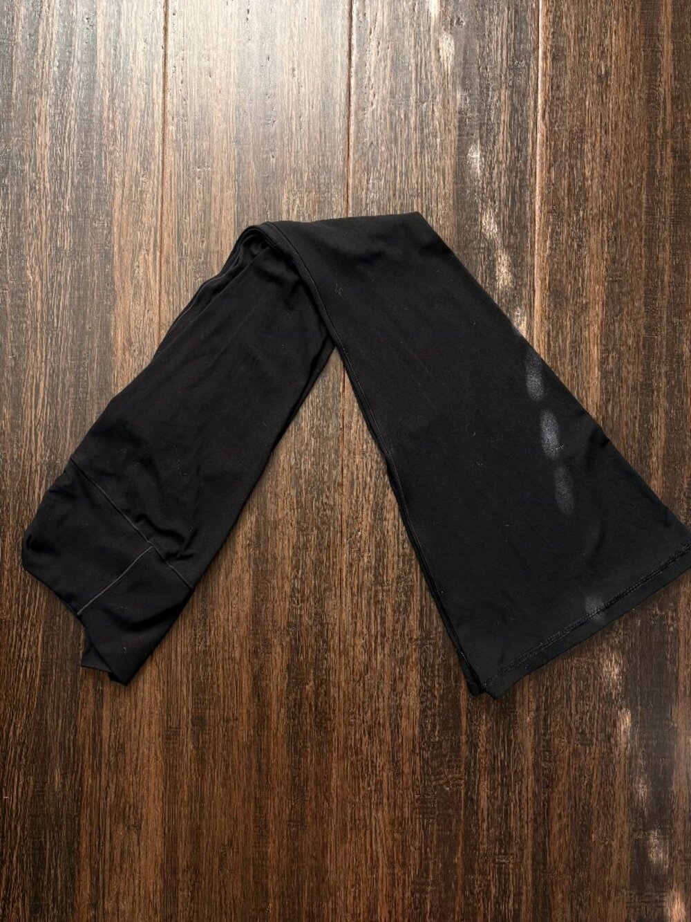 Aerie Black High-Waisted Ruched Flared Legging